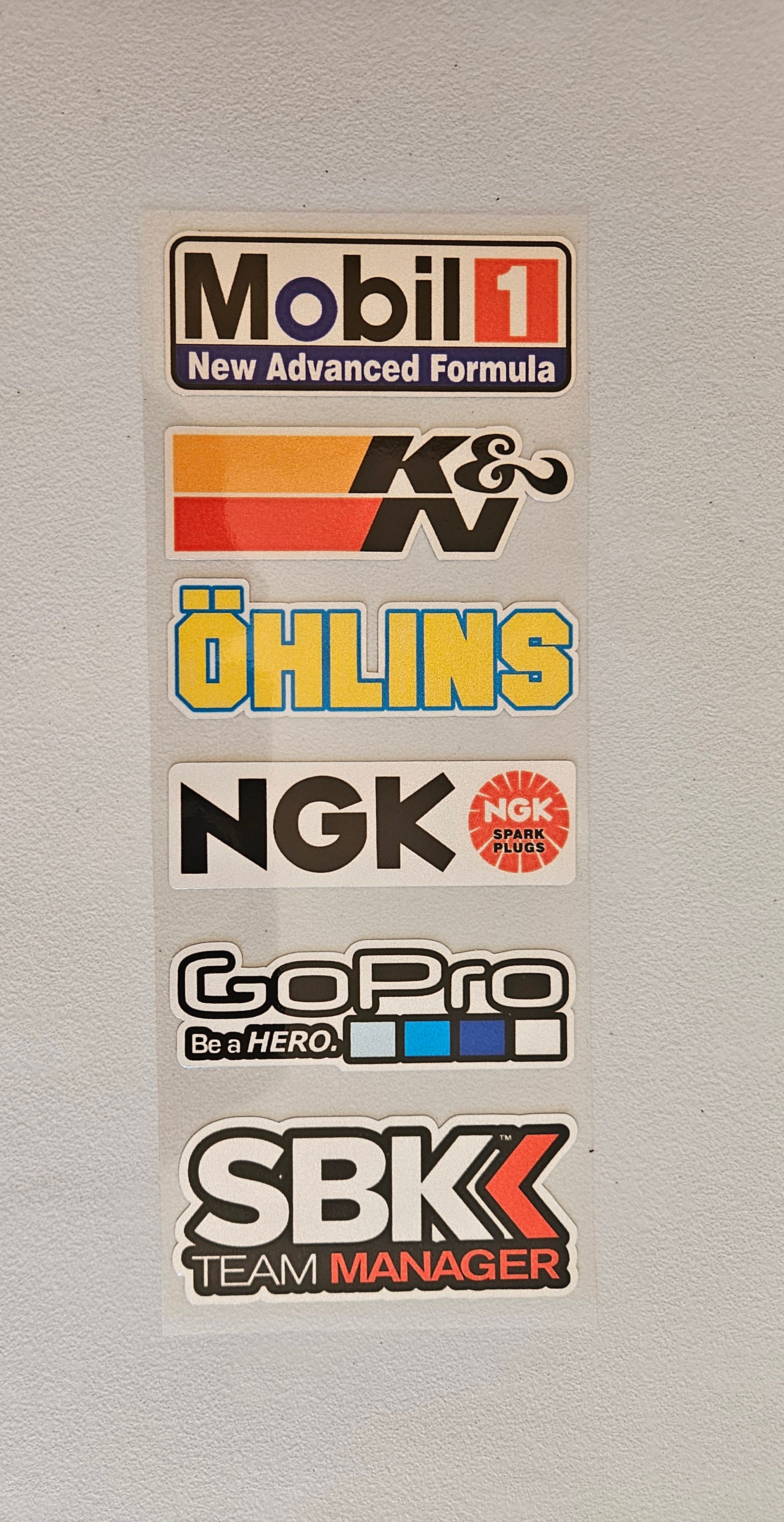 Reflective Motorcycle Edge Strips Bike Helmet Stickers or Car Styling Vinyl Decals Waterproof UV resistant Decorative Stickers