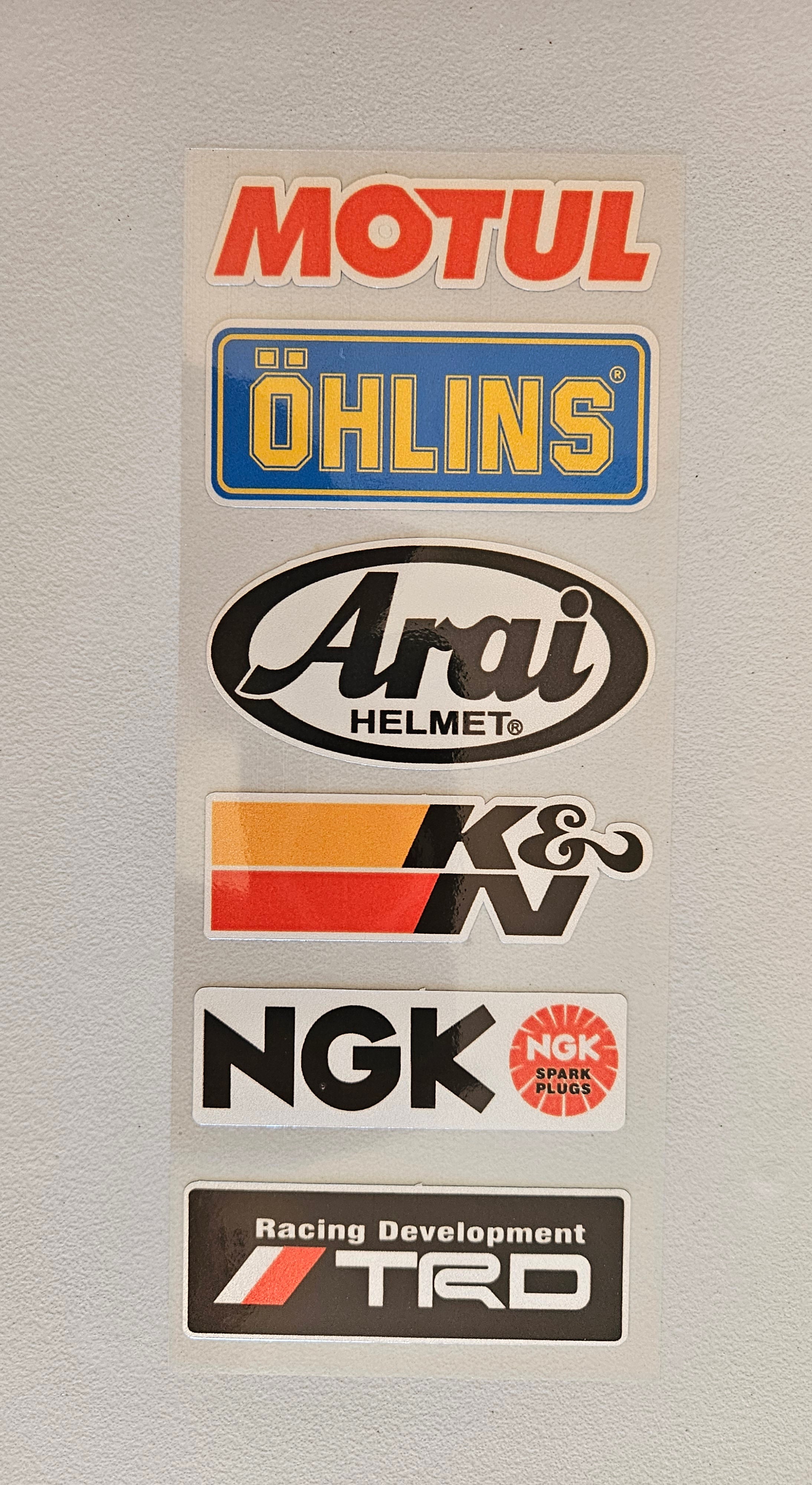 Reflective Motorcycle Edge Strips Bike Helmet Stickers or Car Styling Vinyl Decals Waterproof UV resistant Decorative Stickers