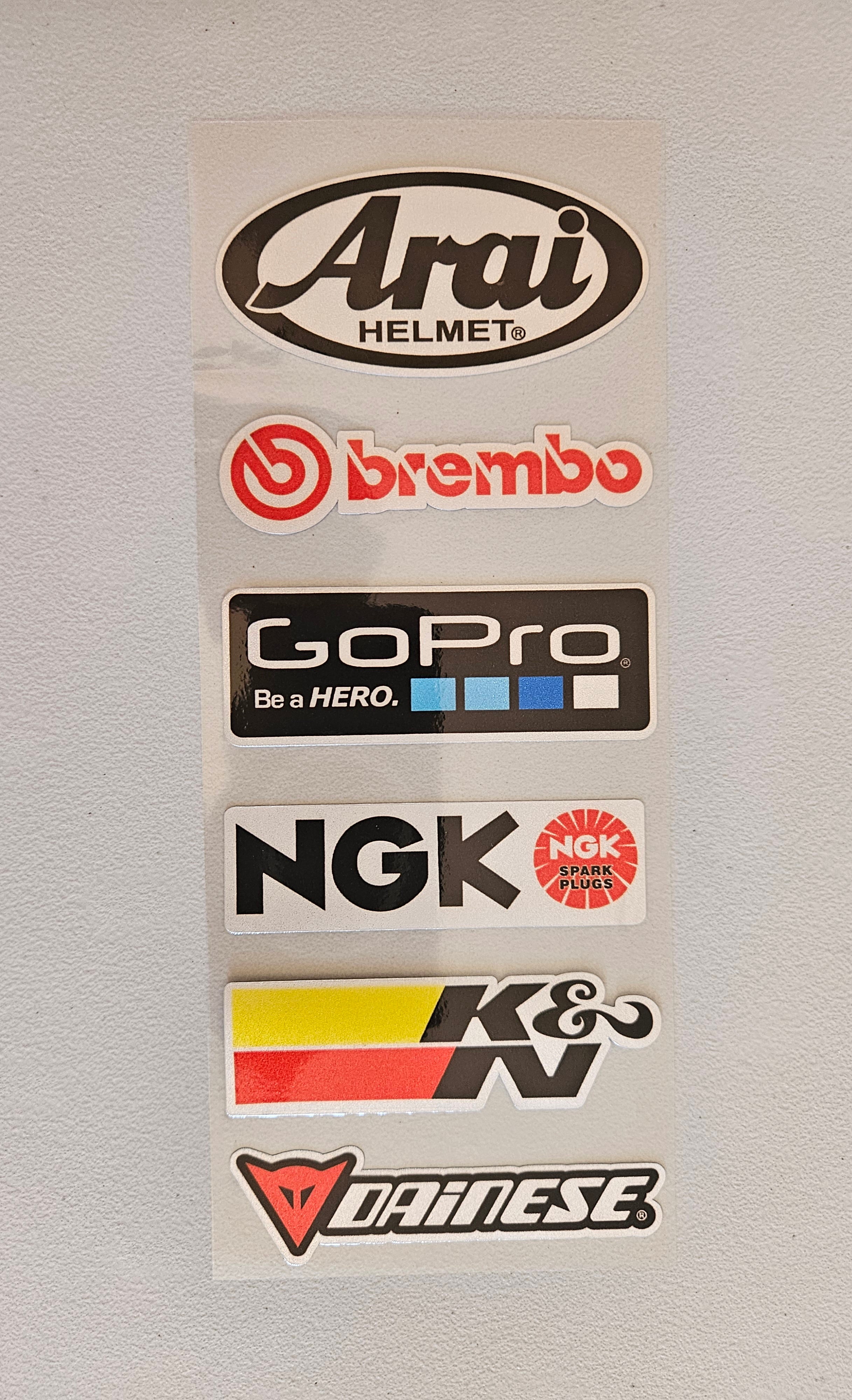 Reflective Motorcycle Edge Strips Bike Helmet Stickers or Car Styling Vinyl Decals Waterproof UV resistant Decorative Stickers