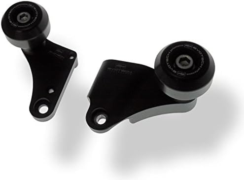 Evotech Performance Suzuki GSXR 600 750 2008 2025 Frame Crash Protection kit. No Drill/ No cut