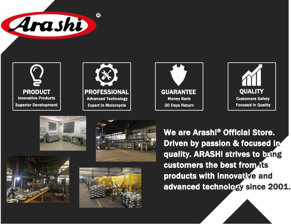 Arashi gold Front  Brake Discs Rotors for Suzuki GSX1300R Hayabusa gen 2 2008-2020 ABS 13-20 Motorcycle Replacement Accessories