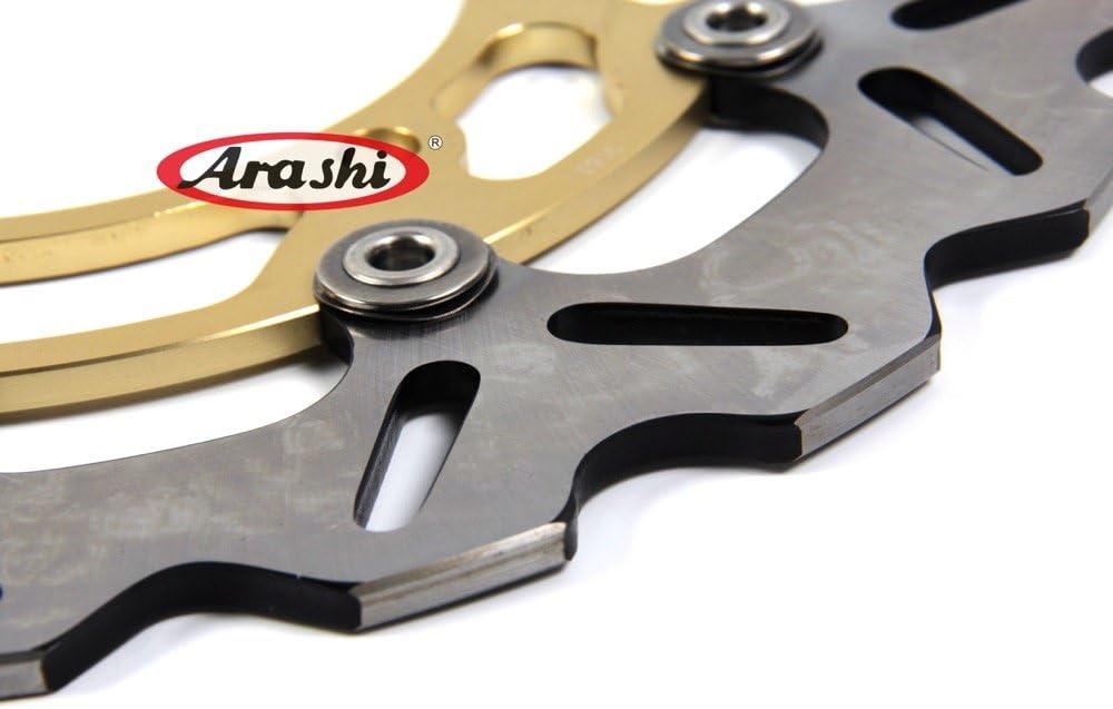 Arashi gold Front  Brake Discs Rotors for Suzuki GSX1300R Hayabusa gen 2 2008-2020 ABS 13-20 Motorcycle Replacement Accessories