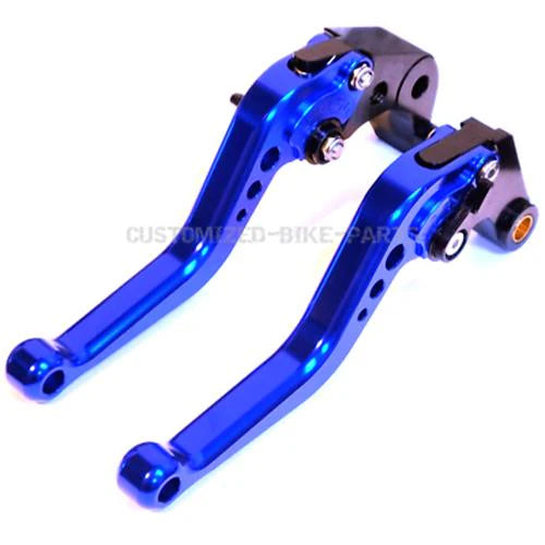 Aluminium BLUE Short Levers Pair For BMW s1000rr 2009-2016