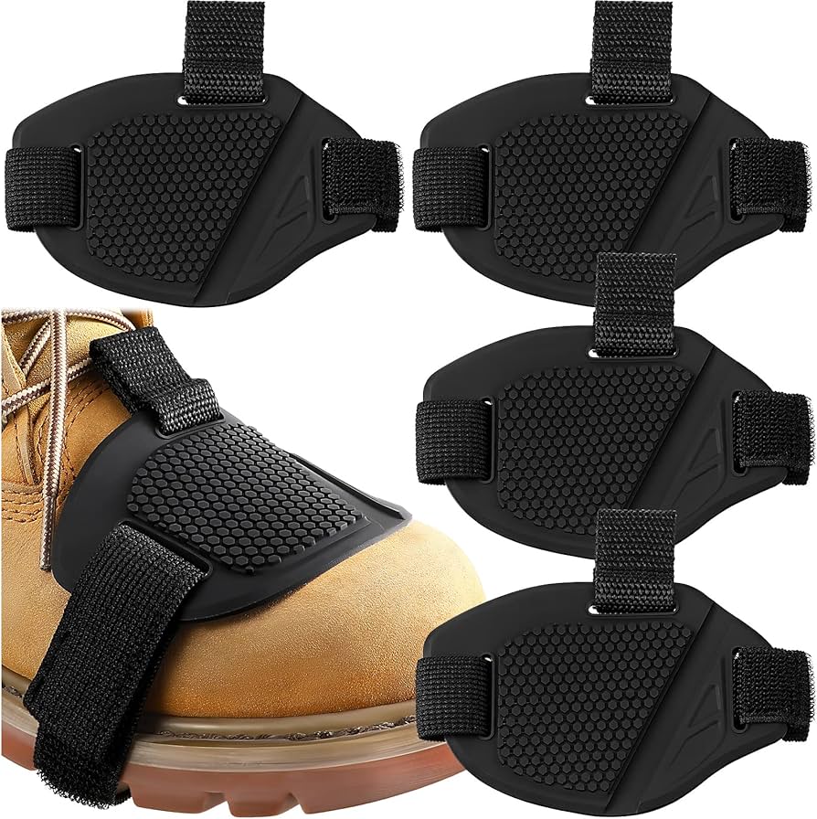 Motorcycle Shifter Pad Boot Cover Black Motorcycle Shoe Cover Rubber Shoe Protector Pad