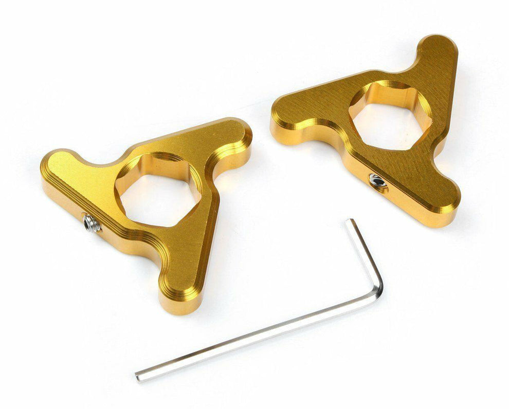 14mm Hexagon Anodized Fork Preload Adjusters Fits Suzuki GSXR1000 and more..