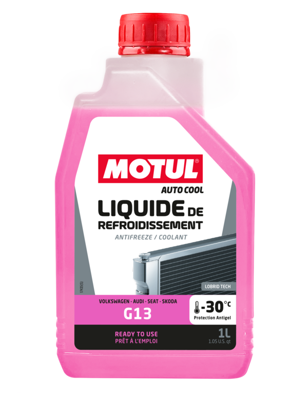 Motul Coolant Antifreeze 1L concentrated (Blue/Pink).