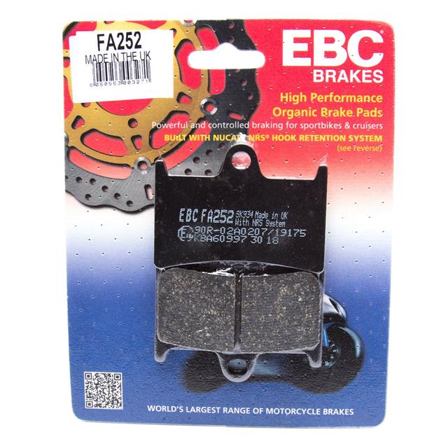 EBC front brake pads for Yamaha Tmax 530 / 560 and Tech-max 2008-2025 (1set=2pads)