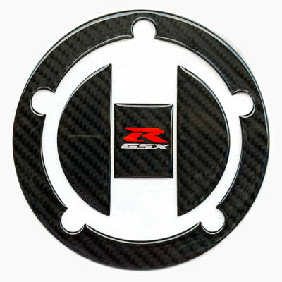 Decal Fuel Tank Cap cover 3D carbon  For GSXR 600 750 1000 K1 K3 K4 K5 K6 K7 k8 k9 ( 2001 - 2016 )