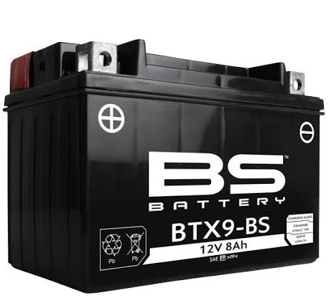 BS- Motorcycle battery BTX9 -BS