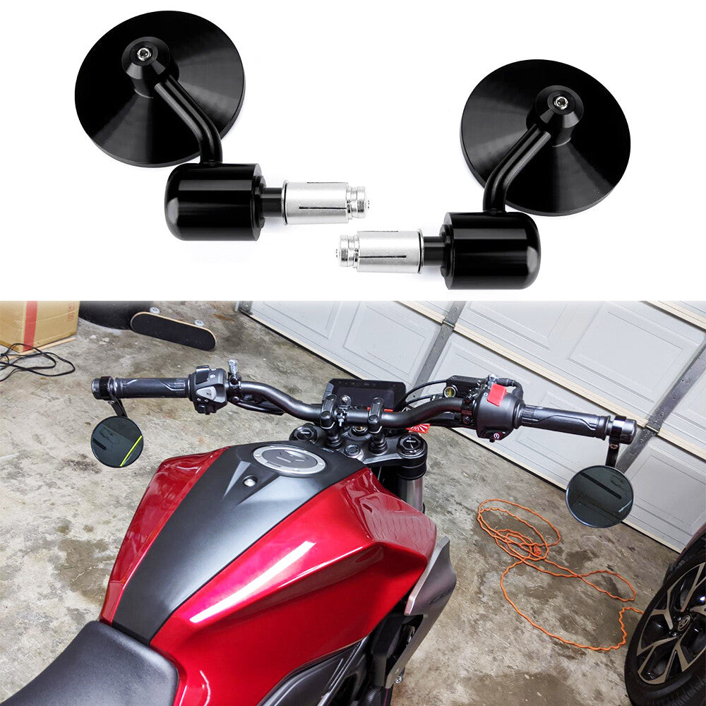 Universal motorcycle handlebar End mirrors Rearview