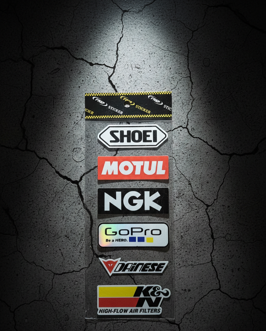 Reflective Motorcycle Edge Strips Bike Helmet Stickers Styling Vinyl Decals Waterproof UV resistant Decorative Stickers