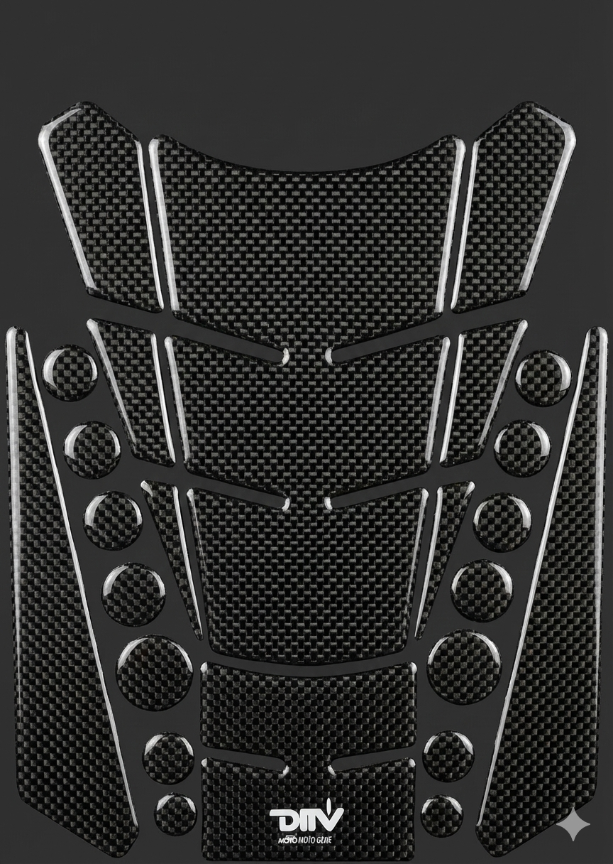 Universal Fuel/Gas Tank Pad Carbon Cover Guard