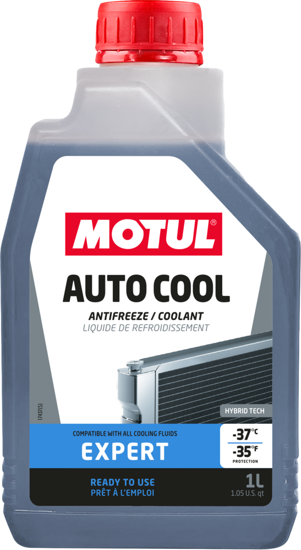 Motul Coolant Antifreeze 1L concentrated (Blue/Pink).