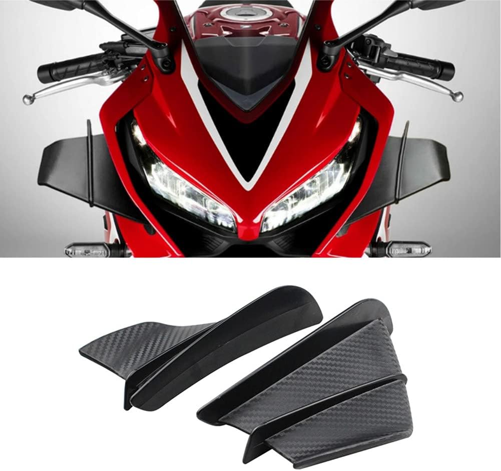 Universal Motorcycle Side Fairing Winglet Wing Kit Spoiler