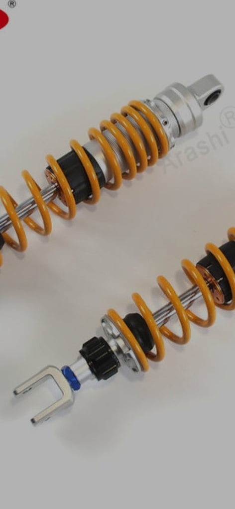 Arashi Nitrogen Charged Shock Absorber-Suspension 425mm for honda silverwing & new forza (kit=2pcs)