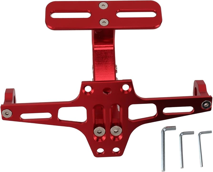 Motorcycle License Plate Bracket Fender Eliminator Kit Universal Motorcycle License Plate Holder
