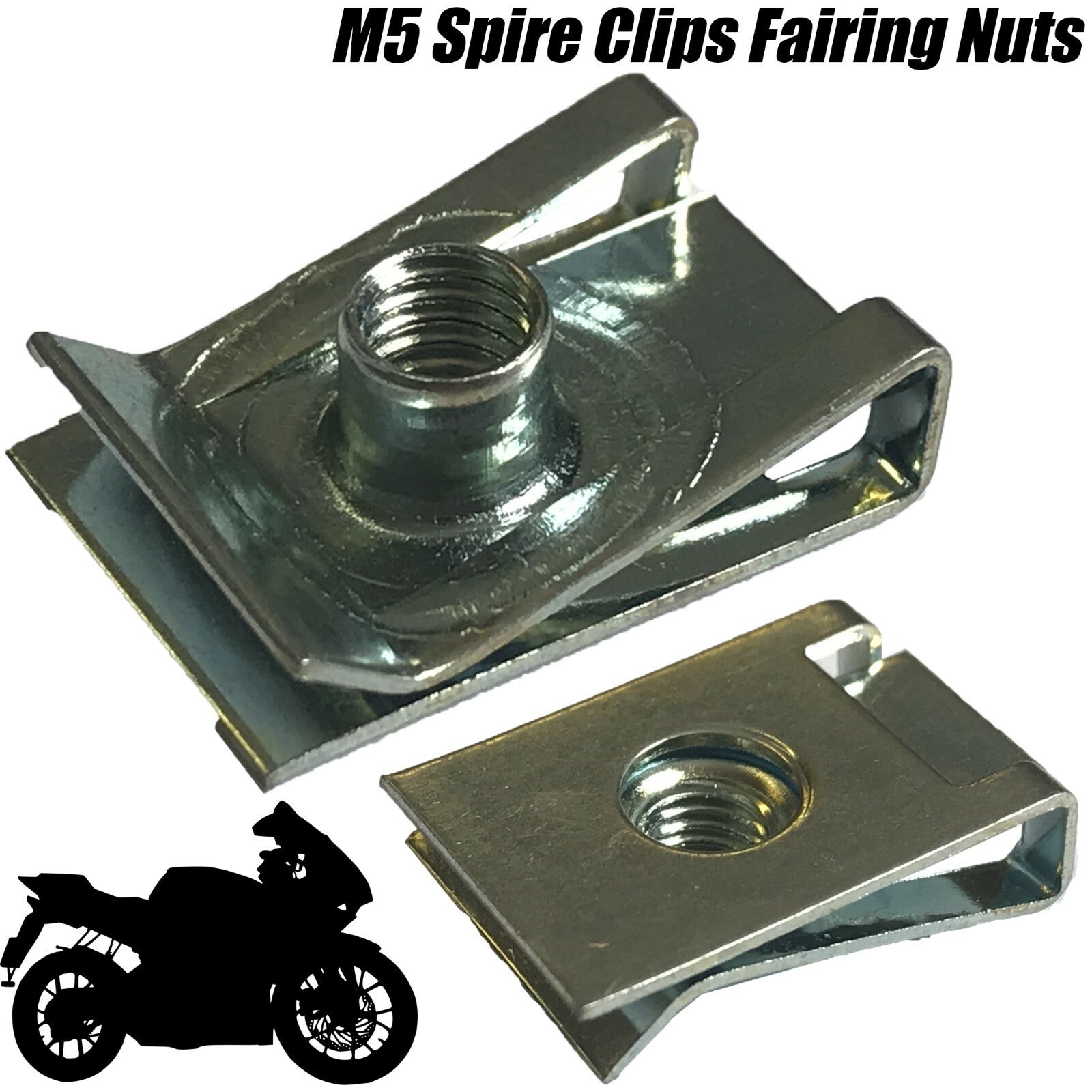 Genuine Fairing Clips/Nuts for BMW S1000RR S1000R S1000XR R1200GS R1250GS Repair Replacement Parts kit M5 (2pcs/kit)