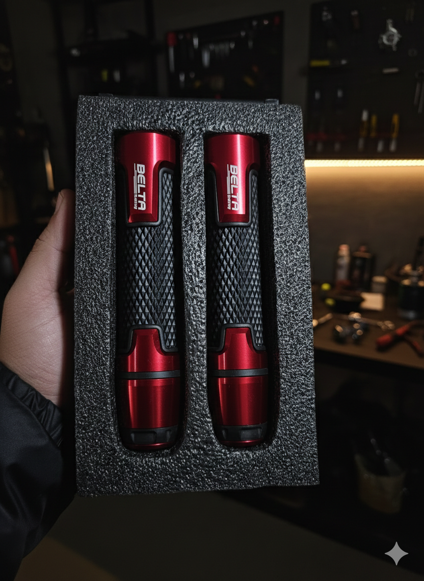 Motorcycle Handgrip universal fit aluminum ANC anodized