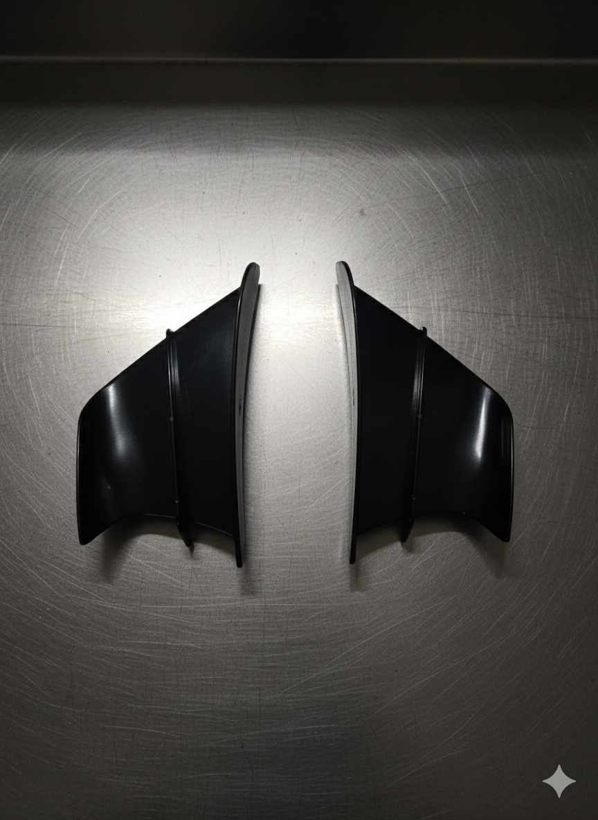 Universal Motorcycle Side Fairing Winglet Wing Kit Spoiler