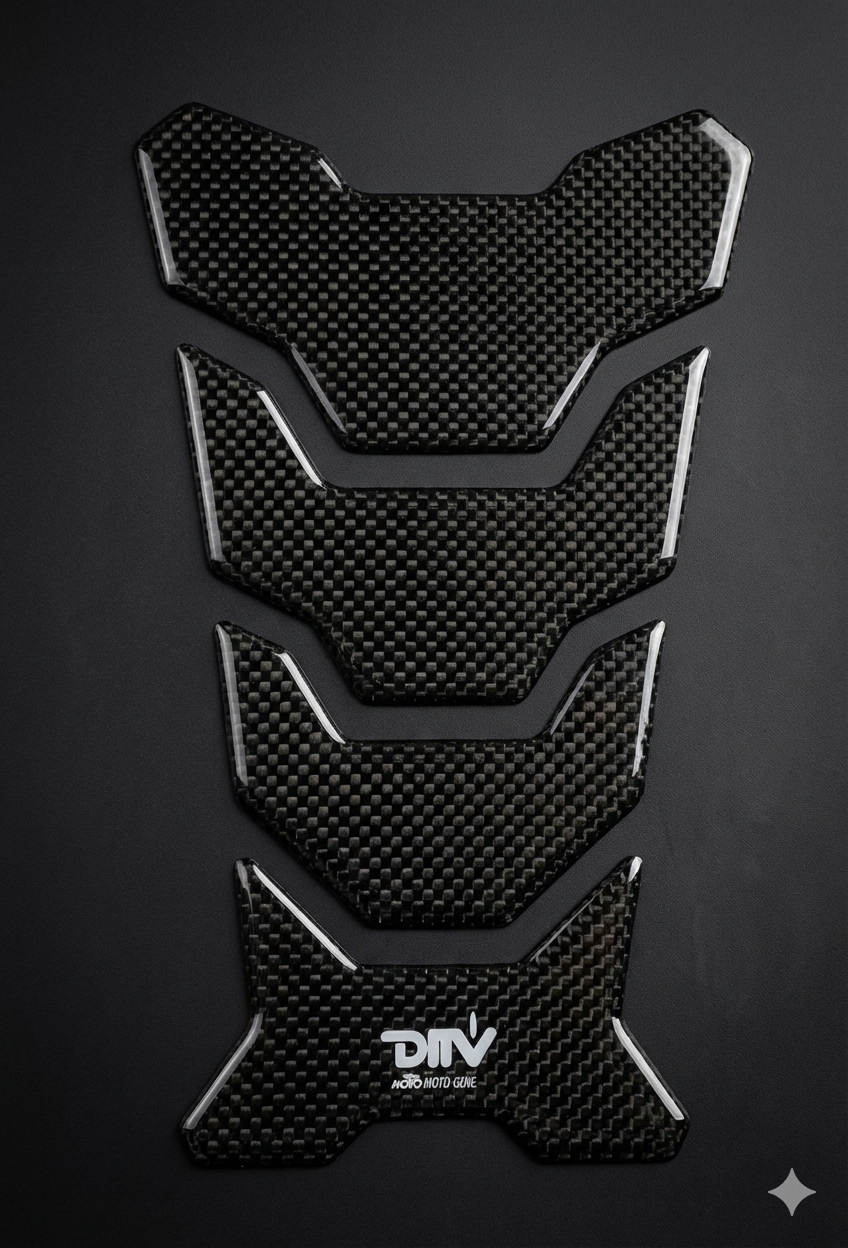 Universal Fuel/Gas Tank Pad Carbon Cover Guard