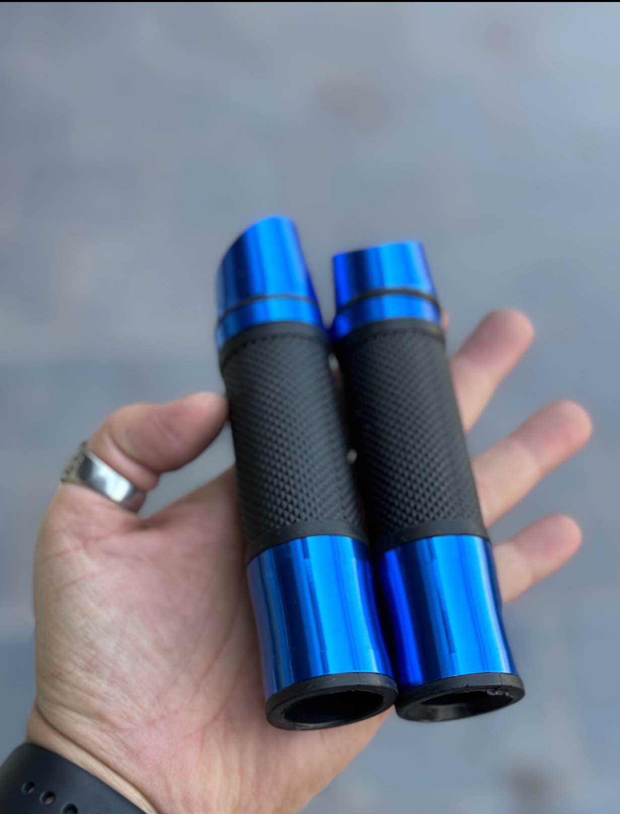 Motorcycle Handgrip universal fit aluminum ANC anodized