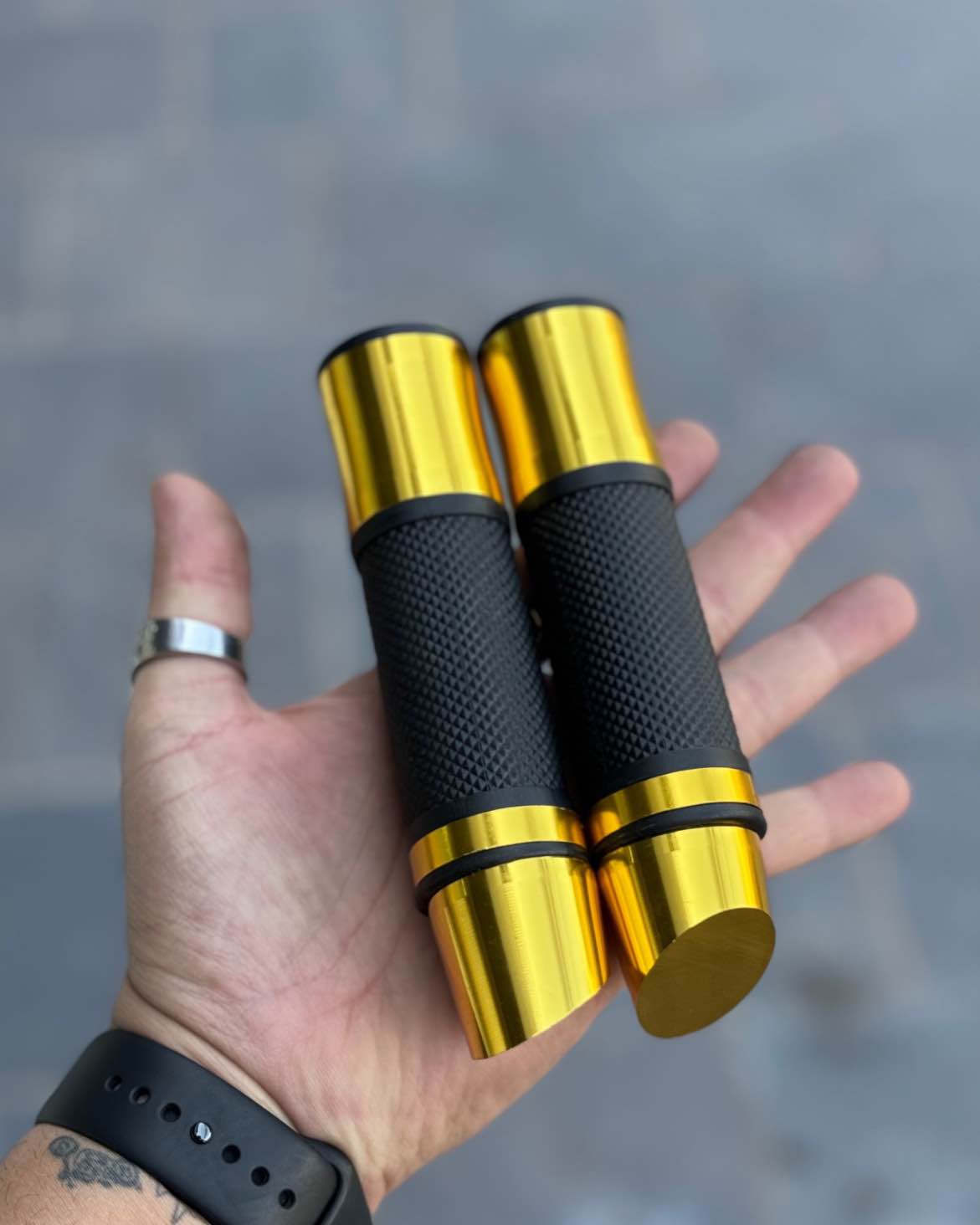 Motorcycle Handgrip universal fit aluminum ANC anodized