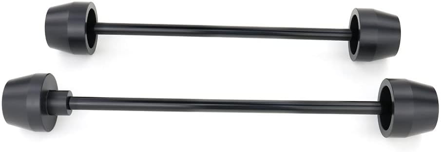 Front and Rear Axle Frame Sliders Fit for GSXR 1000 2001-2004/ GSXR 600 GSXR 750 2000-2003 Sliders Wheel Protector Axle Slider Crash Pads Sliders Crash Protector