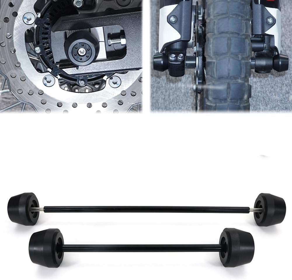 Front and Rear Axle Frame Sliders Fit for  GSXR 600 GSXR 750 2006-2010 Sliders Wheel Protector Axle Slider Crash Pads Sliders Crash Protector