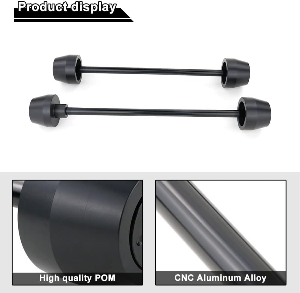 Front and Rear Axle Frame Sliders Fit for  GSXR 600 GSXR 750 2006-2010 Sliders Wheel Protector Axle Slider Crash Pads Sliders Crash Protector