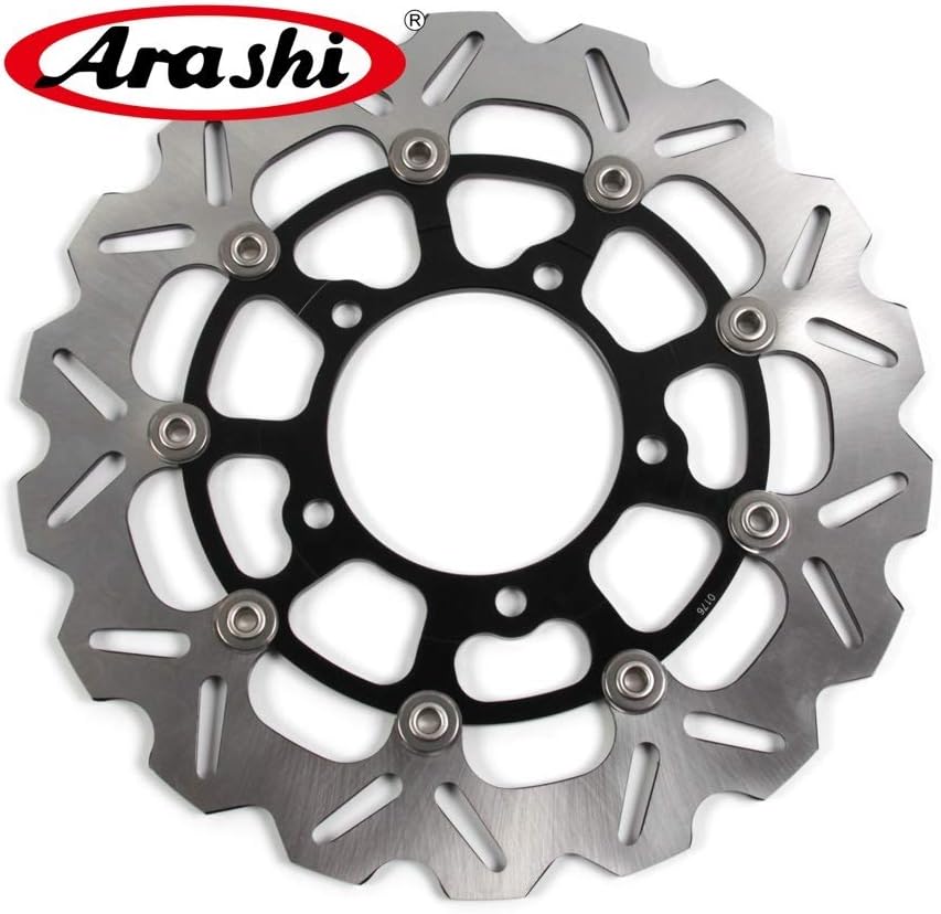 Arashi Front Brake Disc Rotors for Suzuki GSXR 1000 2005-2008 Motorcycle Replacement Accessories GSX-R1000 GSXR1000 Black GSXR 600 750 2006 2007